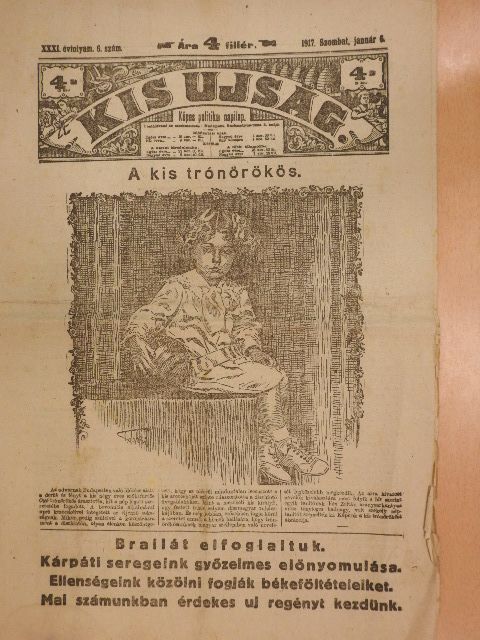 Kis Ujság 1917. január 6. [antikvár]