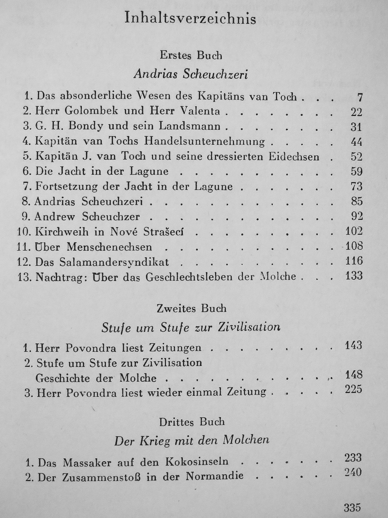 Karel Capek - Der Krieg mit den Molchen [antikvár]