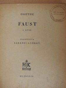 Goethe - Faust I. [antikvár]