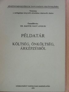 Példatár költség, önköltség, árképzésből [antikvár]