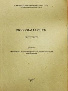Biológiai levelek [antikvár]