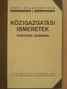 Közigazgatási ismeretek iparosok számára [antikvár]