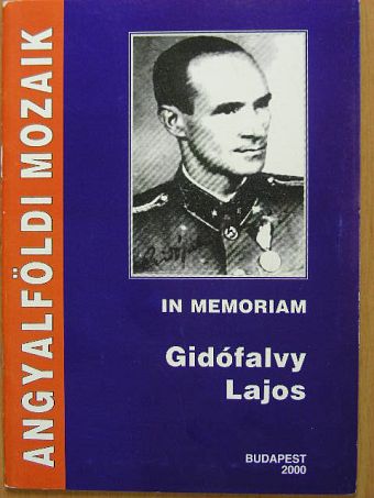 Sárközi Sándor - In memoriam Gidófalvy Lajos [antikvár]