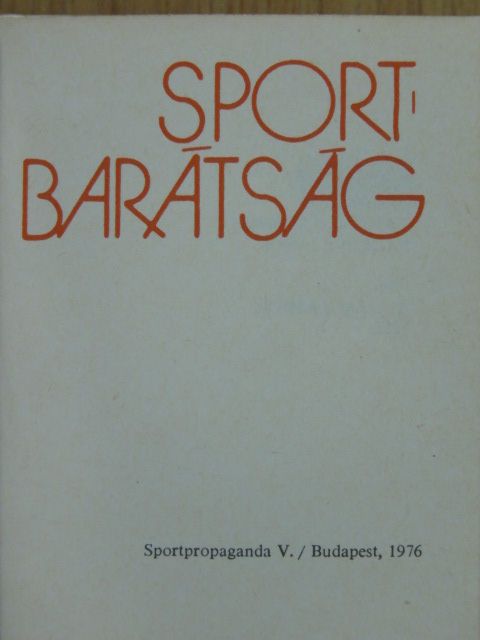 Vincze Jenő - Sportbarátság (minikönyv) (számozott) [antikvár]
