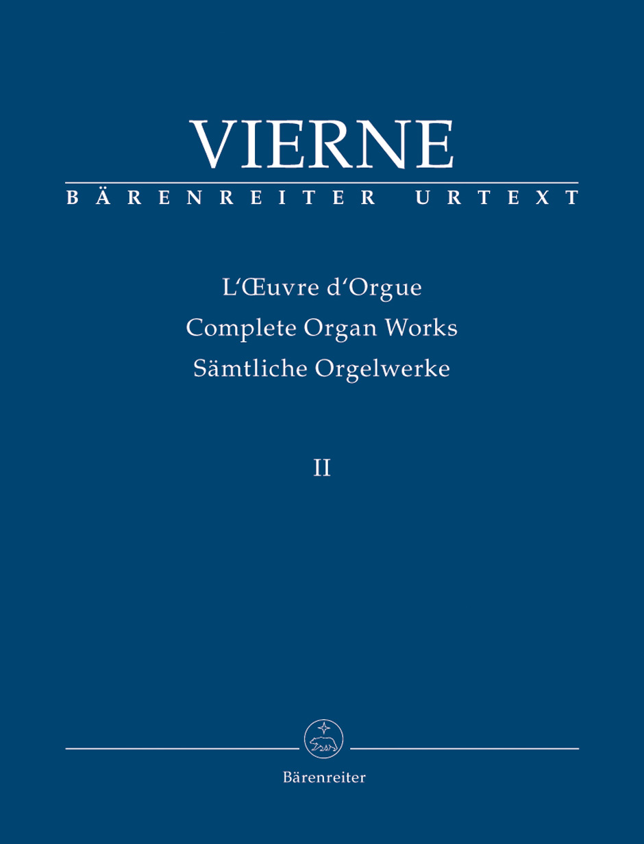 VIERNE - SAEMTLICHE ORGELWERKE II 2-e SYMPHONIE OP.20 (1902/03) HERAUSG. VON HELGA SCHAUERTE-MAUBOUNET