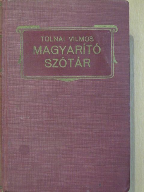 Magyarító szótár [antikvár]