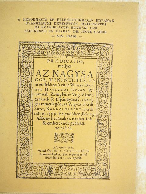 Praedicatio [antikvár]