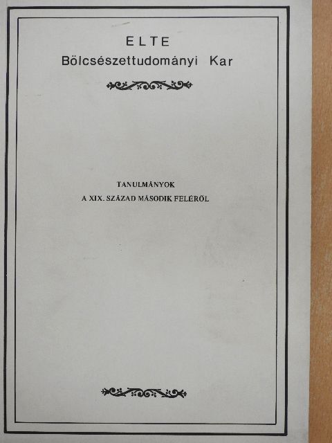 Alexa Károly - Tanulmányok a XIX. század második feléről [antikvár]