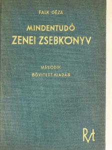 Falk Géza - Mindentudó zenei zsebkönyv [antikvár]