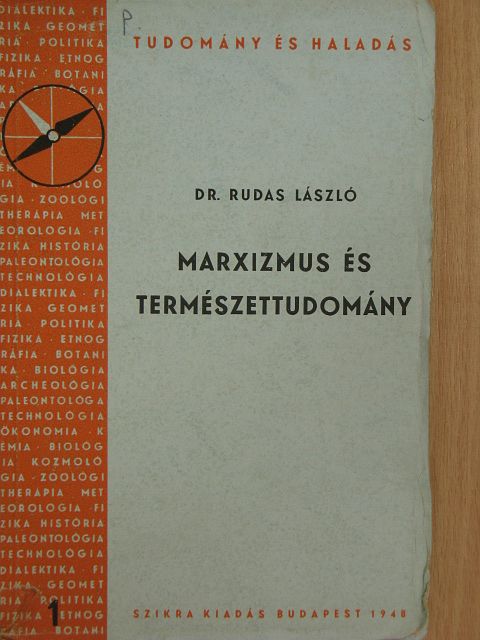 Dr. Rudas László - Marxizmus és természettudomány [antikvár]