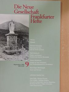 Andreas Schworck - Die Neue Gesellschaft/Frankfurter Hefte 9/1996. [antikvár]