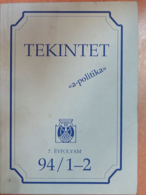 Avar Mária - Tekintet 1994/1-2. [antikvár]