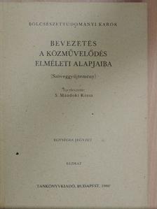 B. Milivojcev - Bevezetés a közművelődés elméleti alapjaiba [antikvár]