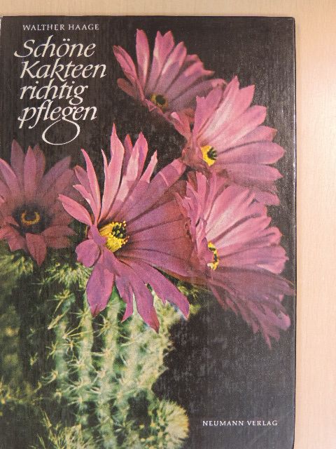 Walther Haage - Schöne Kakteen richtig pflegen [antikvár]