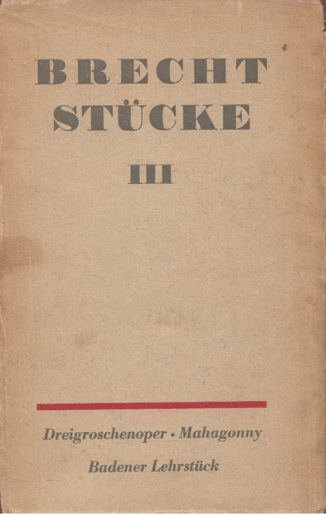Brecht, Bertolt - Stücke III. [antikvár]