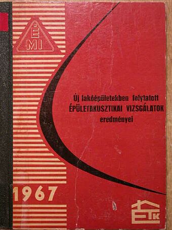 Dr. P. Nagy József - Új lakóépületekben folytatott épületakusztikai vizsgálatok eredményei [antikvár]
