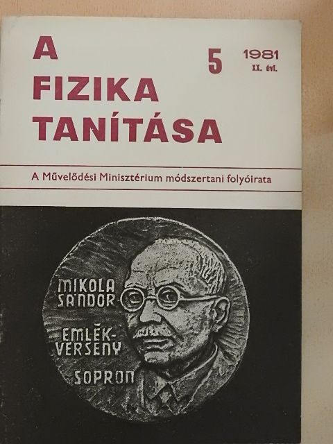Dr. Patkó György - A fizika tanítása 1981/5. [antikvár]