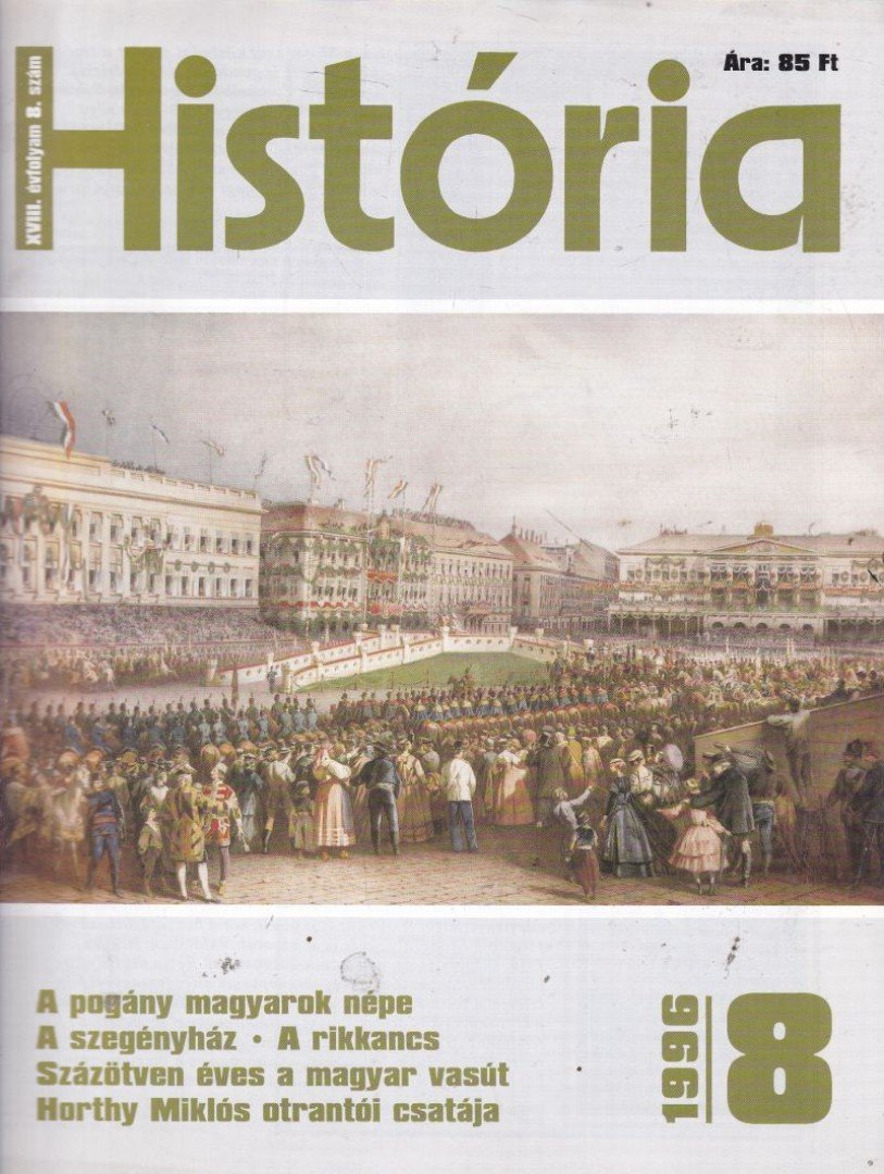 Glatz Ferenc - História 1996/8 [antikvár]