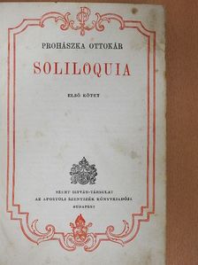 Prohászka Ottokár - Soliloquia I-II./Élet kenyere [antikvár]