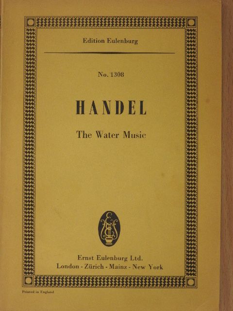 George Frederick Handel - The Water Music [antikvár]