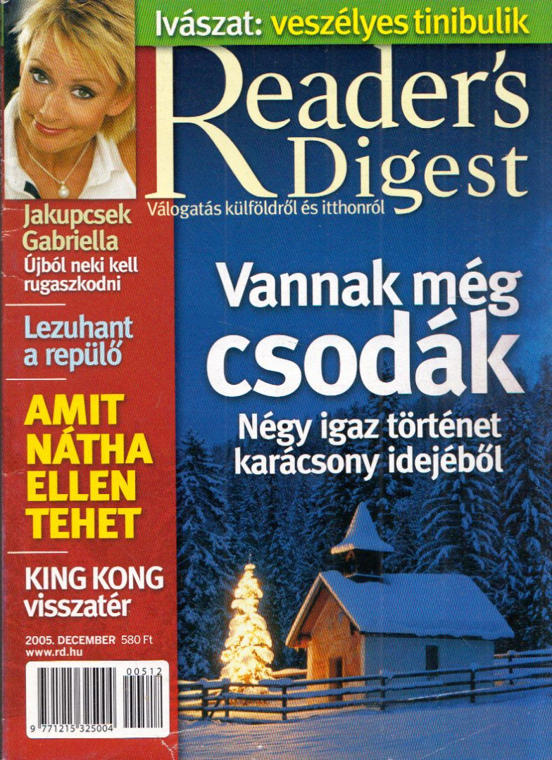 Zsámboki Péter - Reader's Digest 2005. december [antikvár]