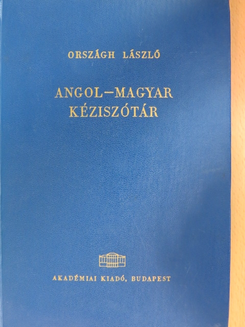 Országh László - Angol-magyar kéziszótár [antikvár]