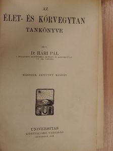 Dr. Hári Pál - Az élet- és kórvegytan tankönyve [antikvár]