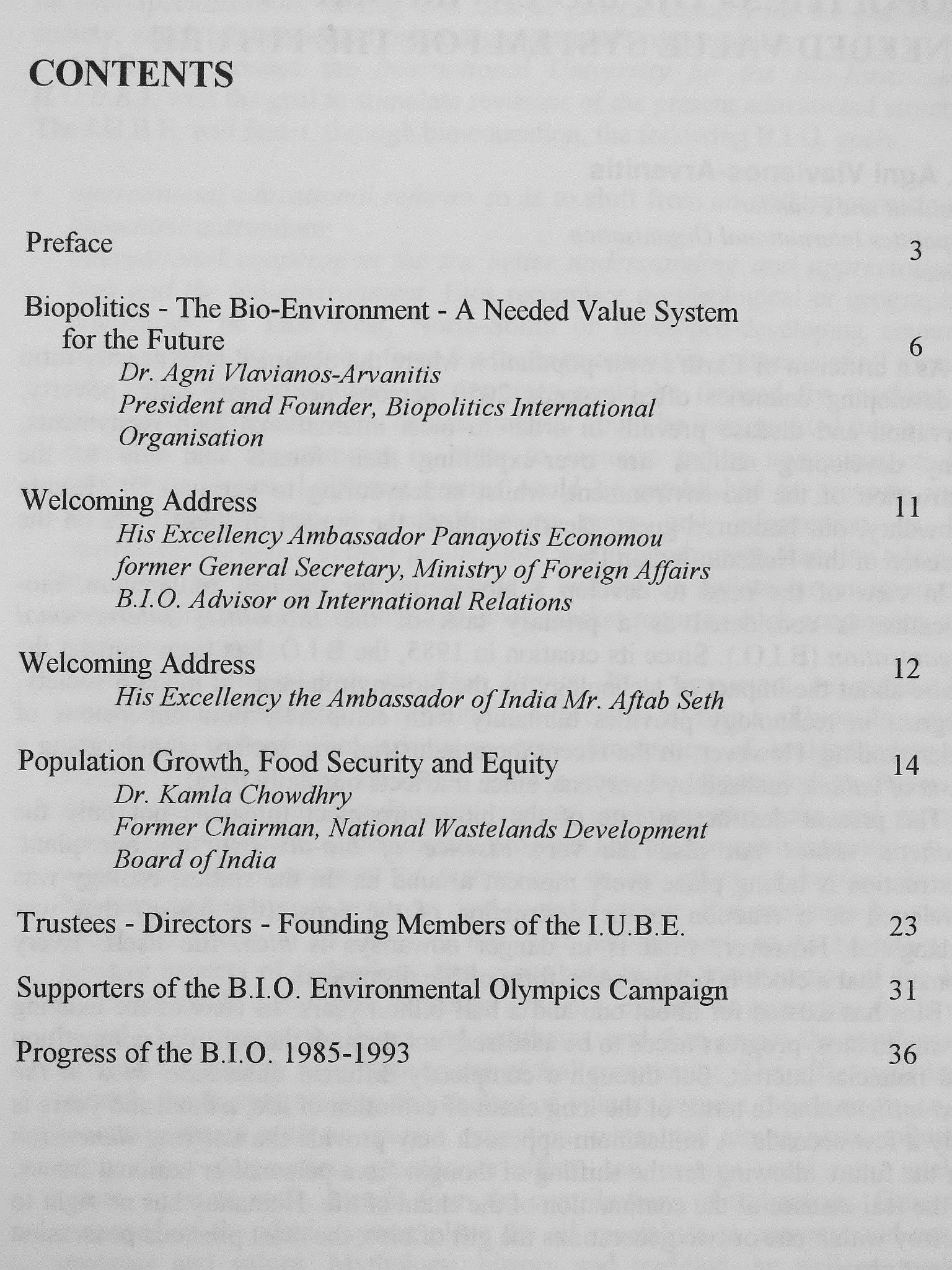 Aftab Seth - Biopolitics - The Bio-Environment [antikvár]