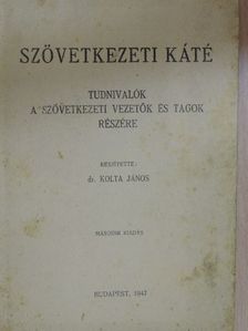 Dr. Kolta János - Szövetkezeti káté [antikvár]