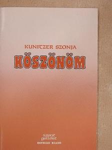 Kunitzer Szonja - Köszönöm [antikvár]