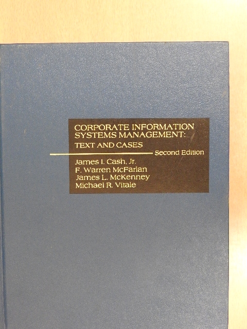 F. Warren McFarlan - Corporate Information Systems Management [antikvár]