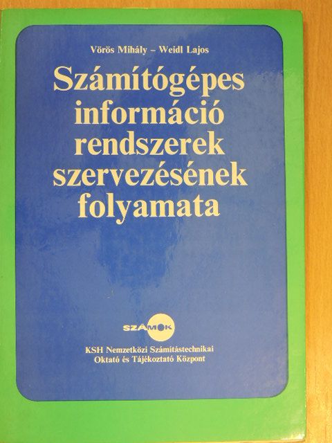 Vörös Mihály - Számítógépes információrendszerek szervezésének folyamata [antikvár]