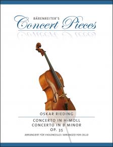RIEDING - CONCERTO IN h-MOLL OP.35 ARRNGIERT FÜR VIOLONCELLO (CH. SASSMANNSHAUS)