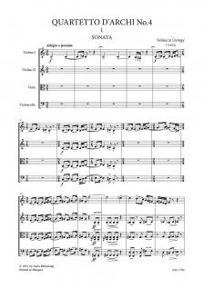 SELMECZI GYÖRGY - IV. VONOSNÉGYES (QUARTETTO D'ARCHI NO.4)