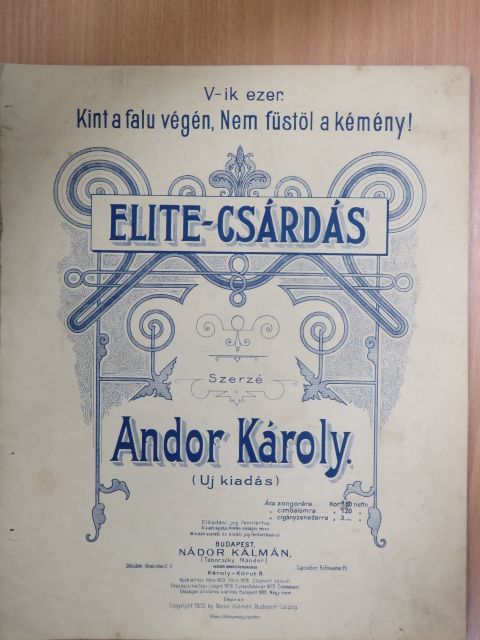 Andor Károly - Elite-csárdás [antikvár]
