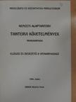 Nemzeti alaptanterv tantervi követelmények munkaanyaga [antikvár]