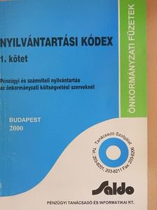 Dr. Papp János - Nyilvántartási kódex 1. [antikvár]