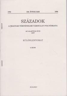 Holler László - Századok 130. évf. 1996/4. szám (különlenyomat) [antikvár]