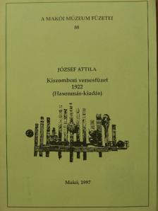 József Attila - Kiszombori versesfüzet [antikvár]