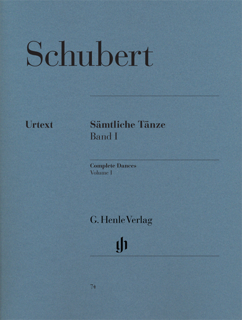 Franz Schubert - SAEMTLICHE TAENZE BAND I FÜR KLAVIER URTEXT (MIES/THEOPOLD)