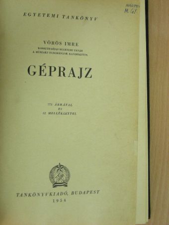 Vörös Imre - Géprajz [antikvár]