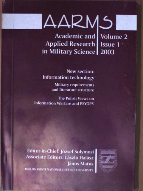 Molnár Ferenc - AARMS 2003/1. [antikvár]