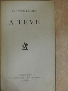 Lakatos László - A teve/Januári rege és más komédiák [antikvár]