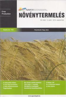 Nagy János (főszerk.) - Növénytermelés 2014. szeptember [antikvár]