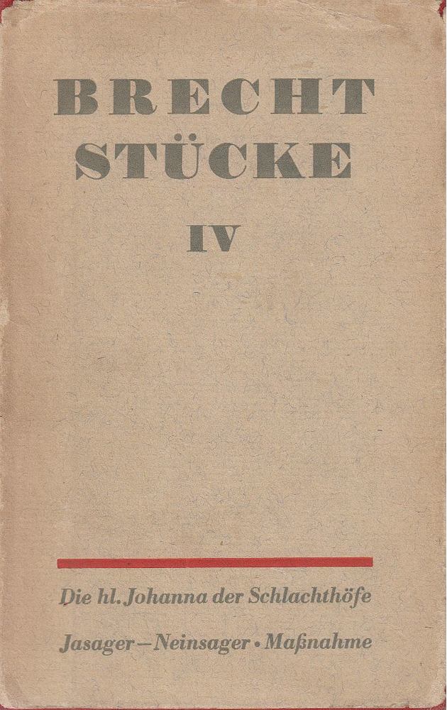 Brecht, Bertolt - Stücke IV. [antikvár]
