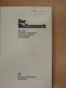 Der Wolfsmensch [antikvár]