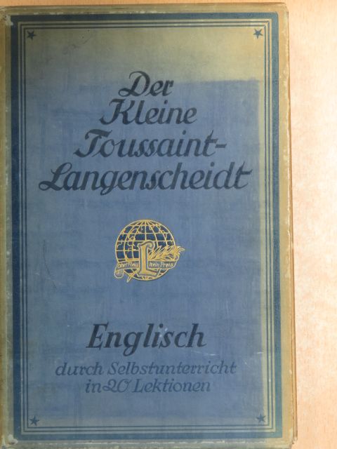 Der Kleine Toussaint-Langenscheidt Englisch [antikvár]