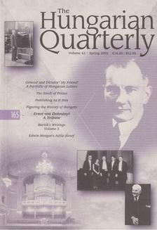 Vajda Miklós - The Hungarian Quarterly Volume 43 Spring 2002 [antikvár]
