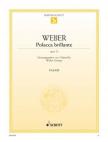 WEBER, C.M. VON - POLACCA BRILLANTE OP.72 FÜR KLAVIER (WALTER GEORGII), ANTIKVÁR PÉLDÁNY