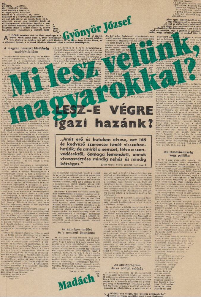 Gyönyör József - Mi lesz velünk, magyarokkal? [antikvár]